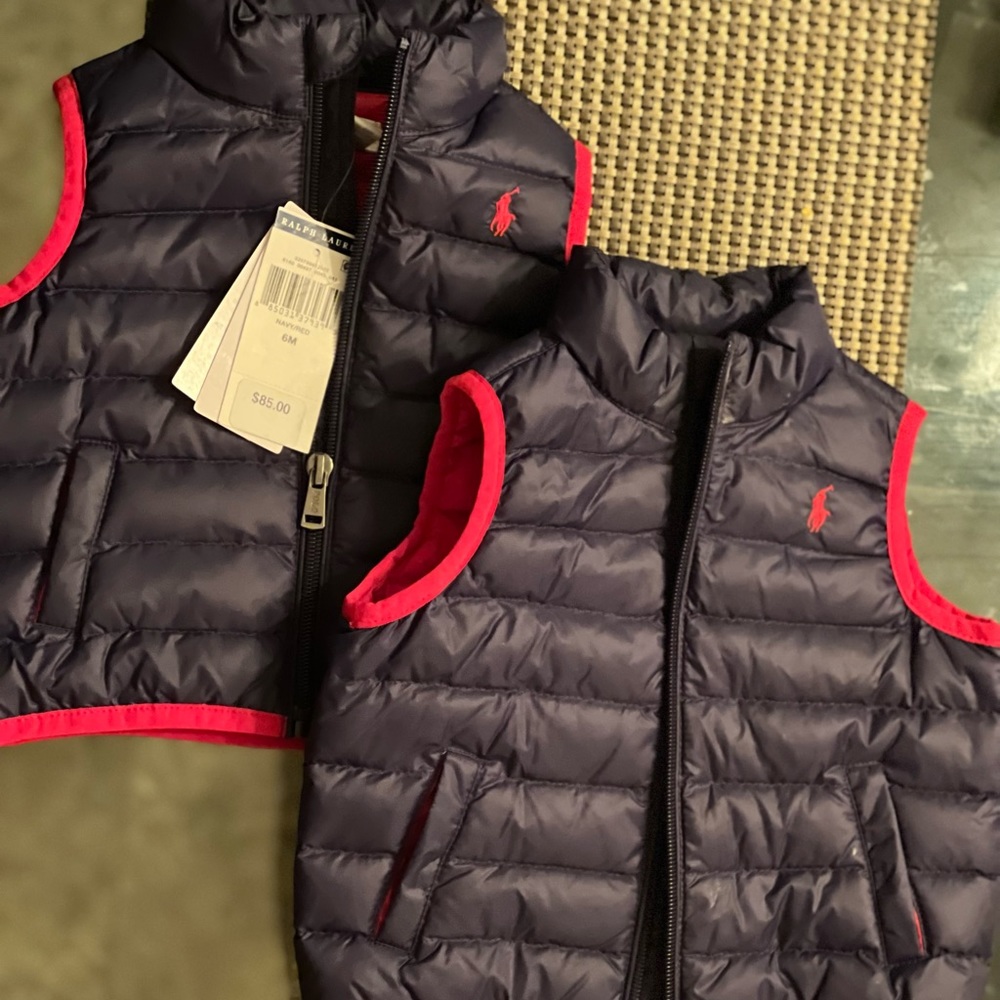 2- Ralph Lauren vest for babies ($55.00 Each)
